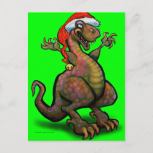 SantaZilla Holiday Postcard