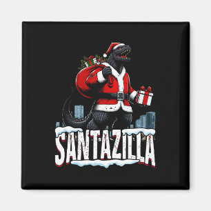 Santazilla Kaiju Santa Christmas Japanese Monster  Magnet