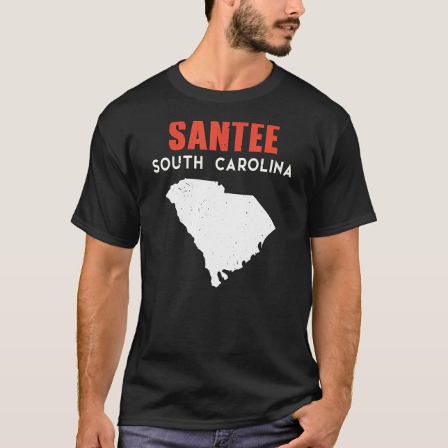 Santee South Carolina USA State America Travel T-Shirt (Front)