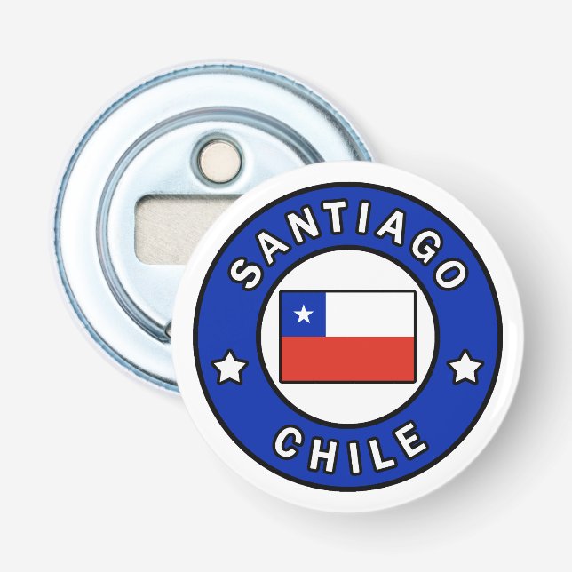 Santiago Chile Bottle Opener (Front)