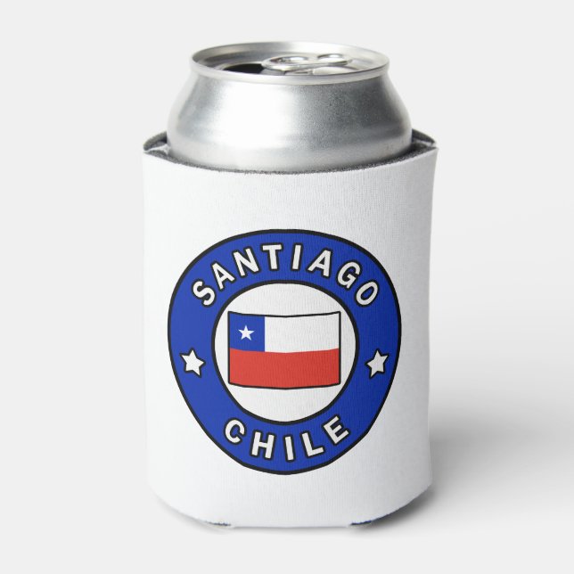 Santiago Chile Can Cooler (Can Front)