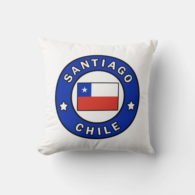 Santiago Chile Cushion (Front)