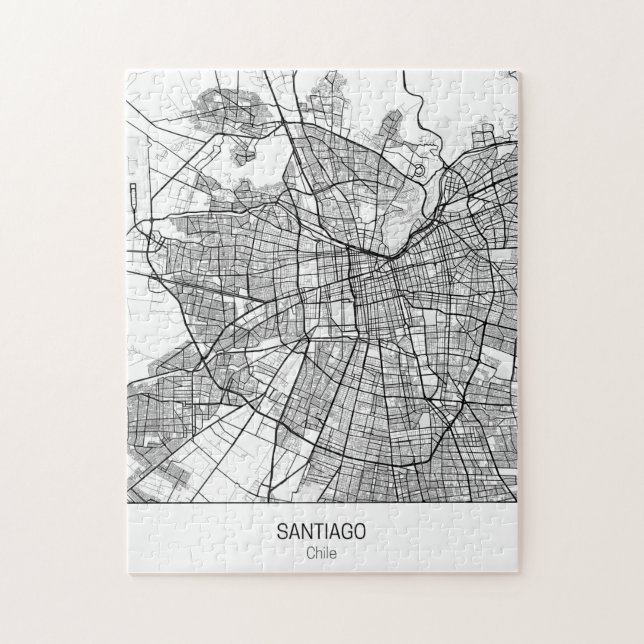 Santiago Chile Jigsaw Puzzle (Vertical)