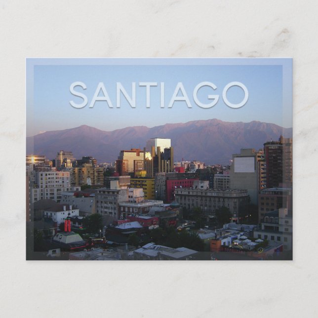 Santiago - Chile Postcard (Front)