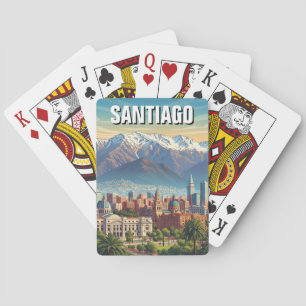 Santiago Chile Travel Playing Cards
