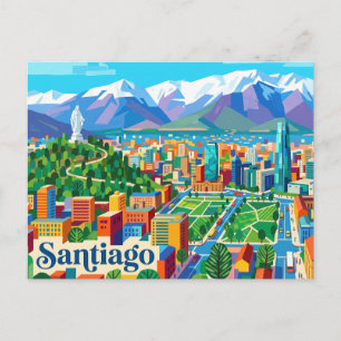 Santiago de Chile Postcard