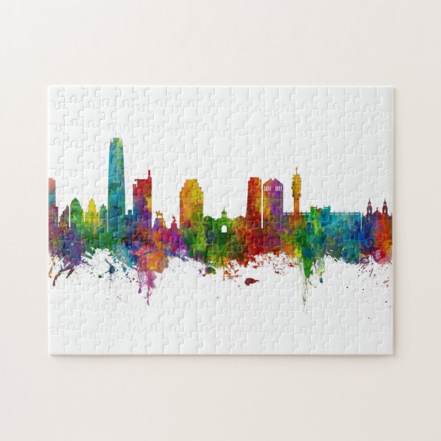 Santiago de Chile Skyline Jigsaw Puzzle (Horizontal)