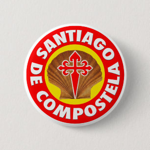 Santiago de Compostela 6 Cm Round Badge