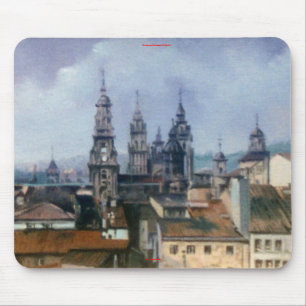 Santiago de Compostela (A Coruña) Mouse Pad