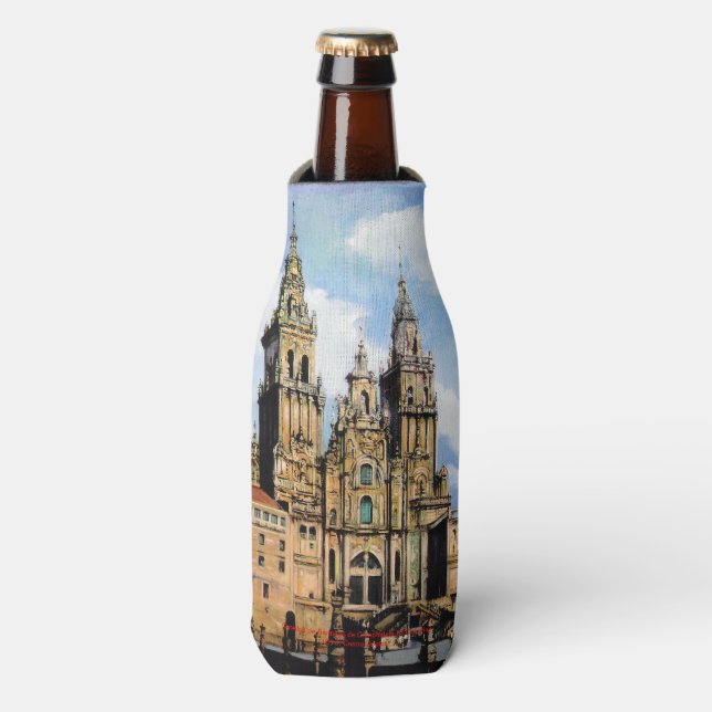 Santiago de Compostela Cathedral (A Coruña) Bottle Cooler (Bottle Front)