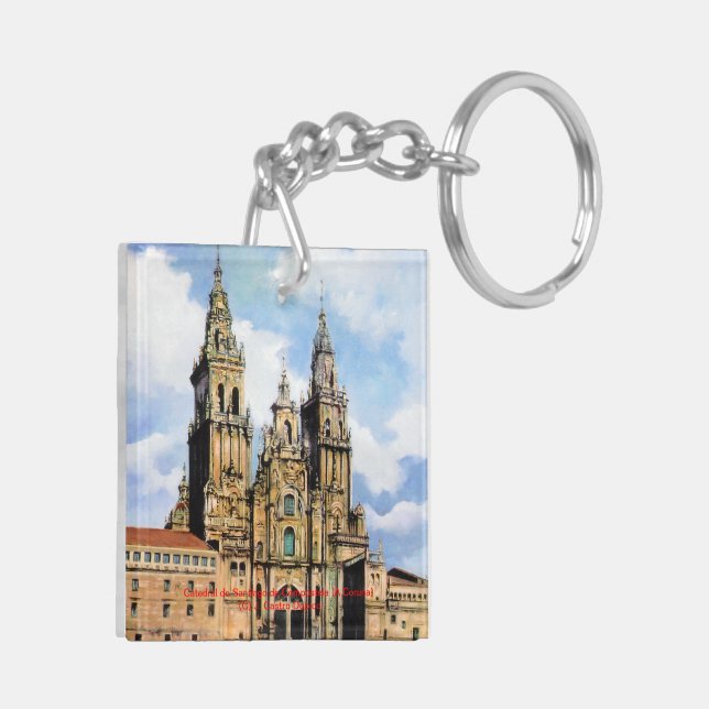 Santiago de Compostela Cathedral (A Coruña) Key Ring (Back Left)