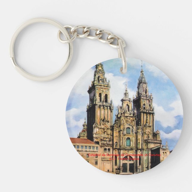 Santiago de Compostela Cathedral (A Coruña) Key Ring (Front)