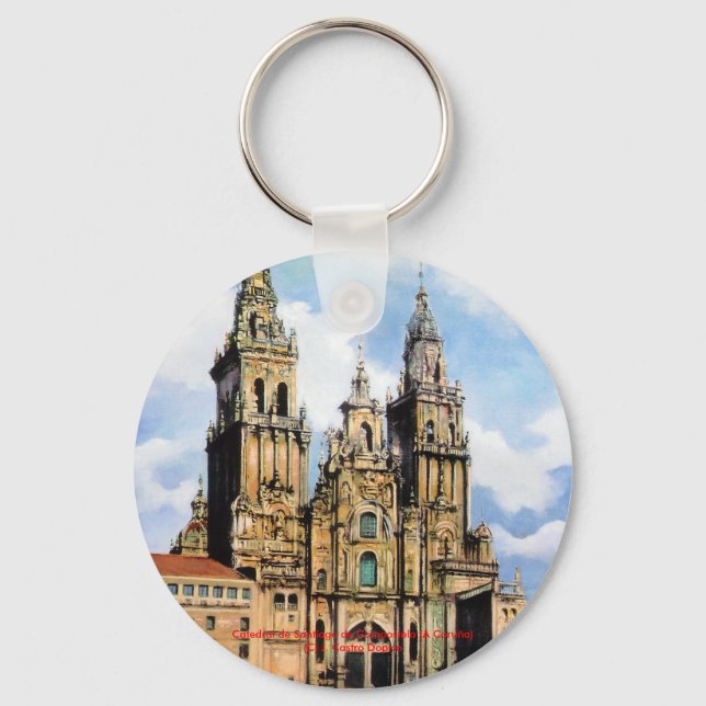 Santiago de Compostela Cathedral (A Coruña) Key Ring (Front)