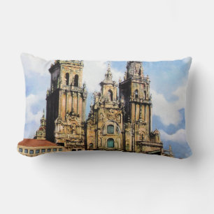 Santiago de Compostela Cathedral (A Coruña) Lumbar Cushion