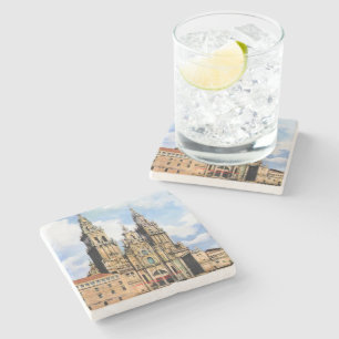Santiago de Compostela Cathedral (A Coruña) Stone Coaster
