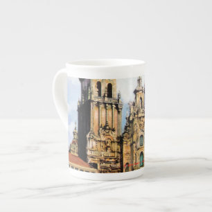 Santiago de Compostela Cathedral Bone China Mug