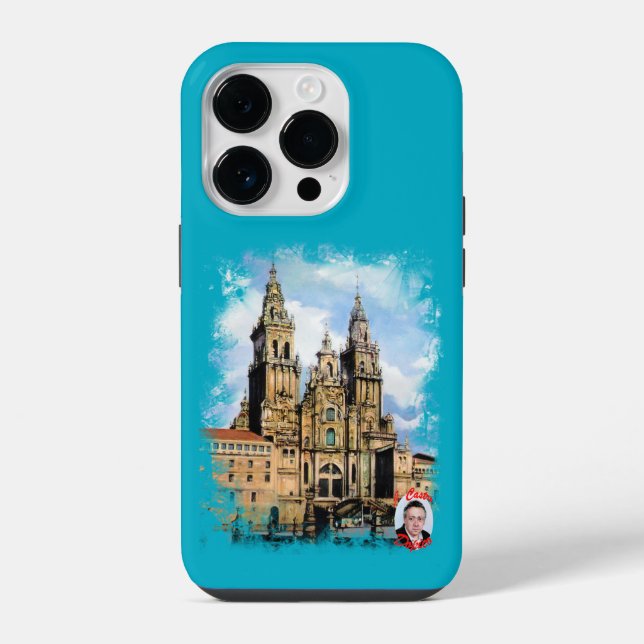 Santiago de Compostela Cathedral iPhone Case (Back)