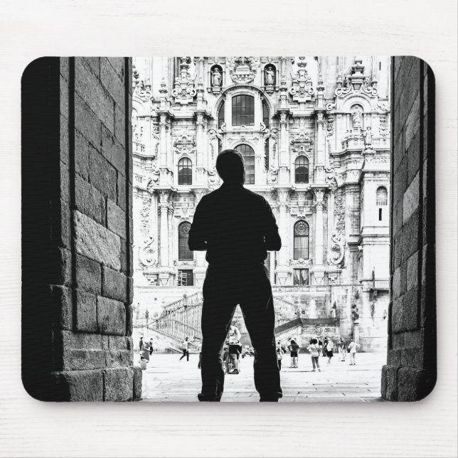 Santiago de Compostela Cathedral Mouse Pad (Front)