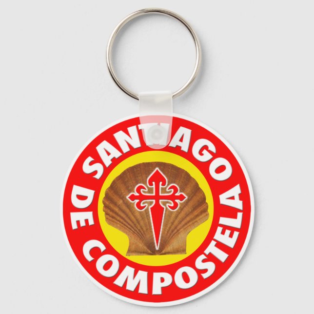 Santiago de Compostela Key Ring (Front)