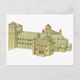 Santiago de Compostela Romanesque Cathedral. Postcard