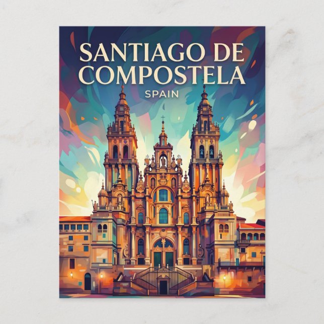 Santiago de Compostela Spain Postcard (Front)