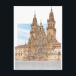 Santiago de Compostela. Western façade. Spain Postcard<br><div class="desc">Santiago de Compostela. Western façade. Spain  Aznar Cenamor  Fernando / Private Collection / Bridgeman Images</div>