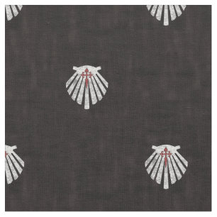 Santiago Scallop Shell pattern fabric
