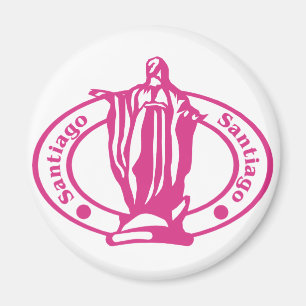 Santiago Stamp Magnet