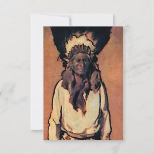 “Santiago” Western Art by Gerald Cassidy Thank You Card