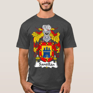Santillan Coat of Arms  Family Crest T-Shirt