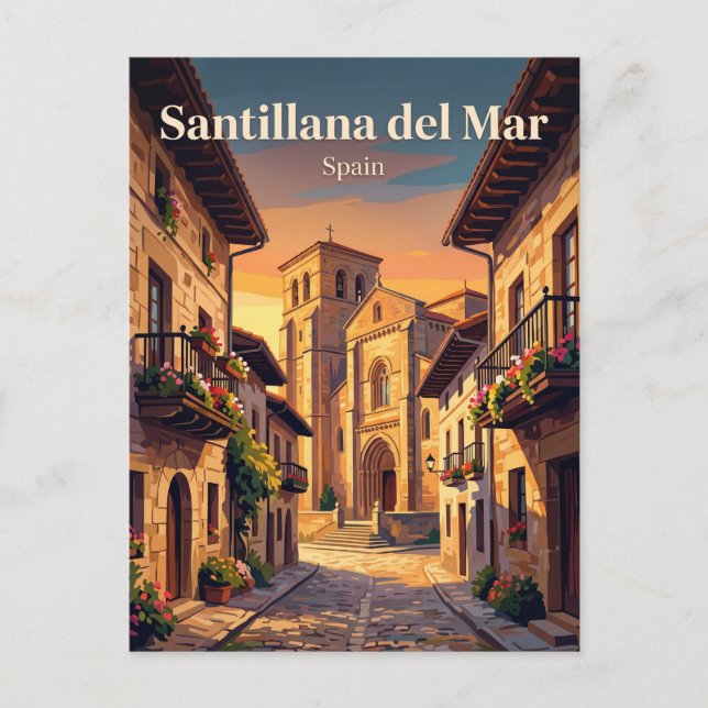 Santillana del Mar Spain Postcard (Front)