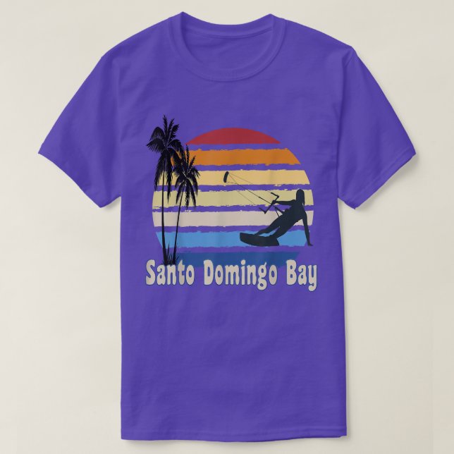 Santo Domingo Bay Peru Kitesurfing Kitesurfer Beac T-Shirt (Design Front)