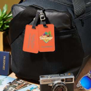 Santo Domingo Caribbean Dominican Republic Retro Luggage Tag