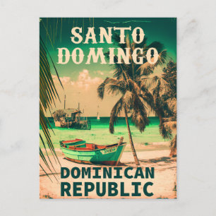Santo Domingo Dominican Republic - Retro Souvenirs Postcard