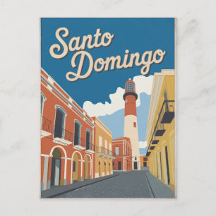 Santo Domingo Dominican Republic Vintage Postcard