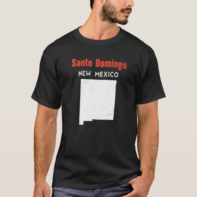 Santo Domingo Pueblo USA State America Travel New  T-Shirt (Front)
