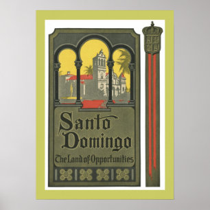 Santo Domingo (tan) Poster