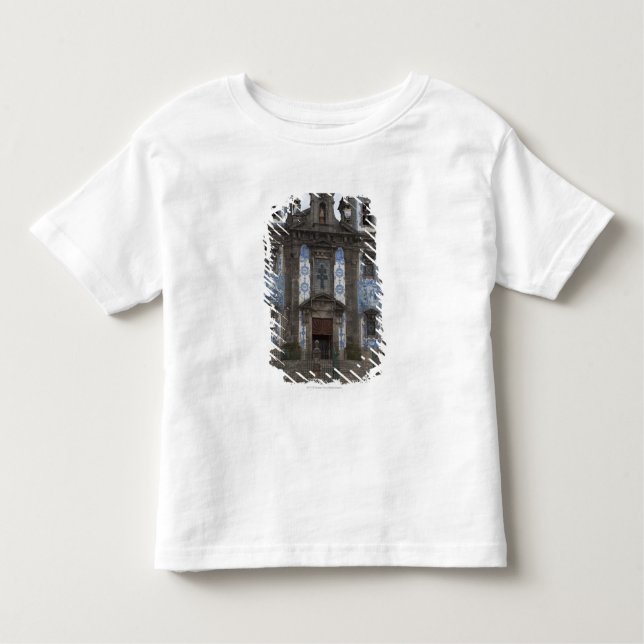 Santo Ildenfonso Church With Tile Panels Toddler T-Shirt (Front)