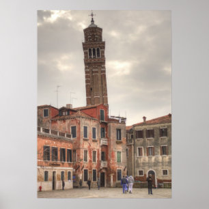 Santo Stefano In Venice Italy Poster