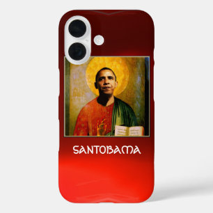 SANTOBAMA Red iPhone 16 Case