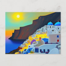 Santorini at Sunset