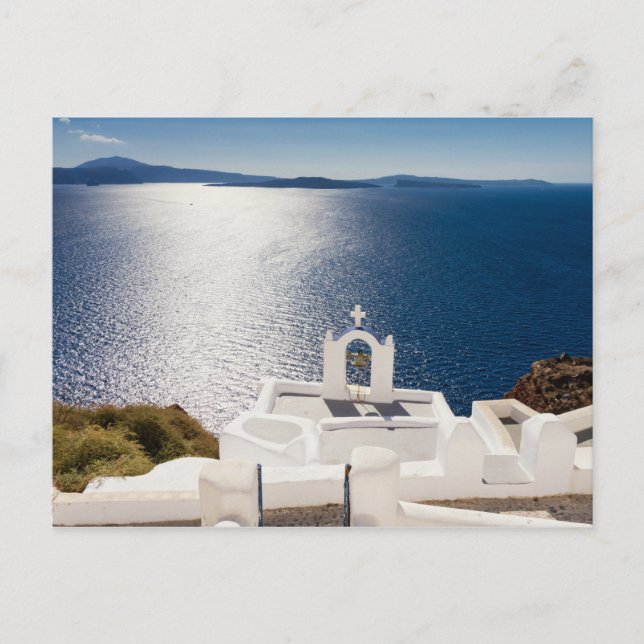 Santorini - Bell tower at Oia postcard (Front)