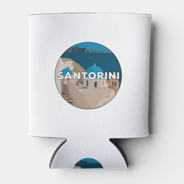 Santorini Can Cooler (Front)