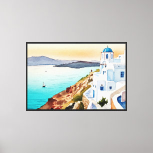 Santorini Canvas Print