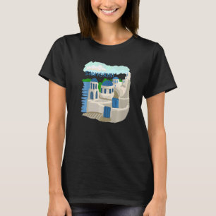 Santorini City Greece souvenir gift for men women T-Shirt