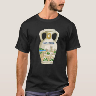 Santorini City Greece souvenir gift for men women  T-Shirt