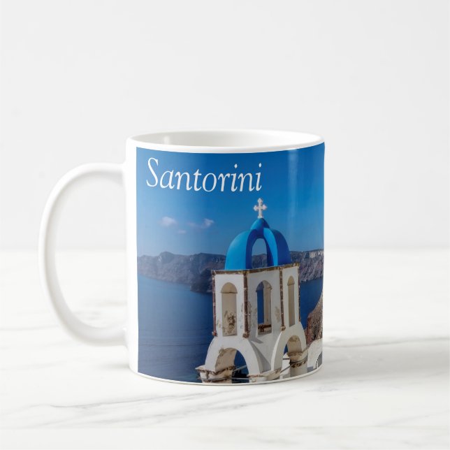 Santorini Coffee Mug (Left)