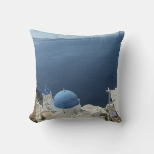 santorini dreaming cushion photo