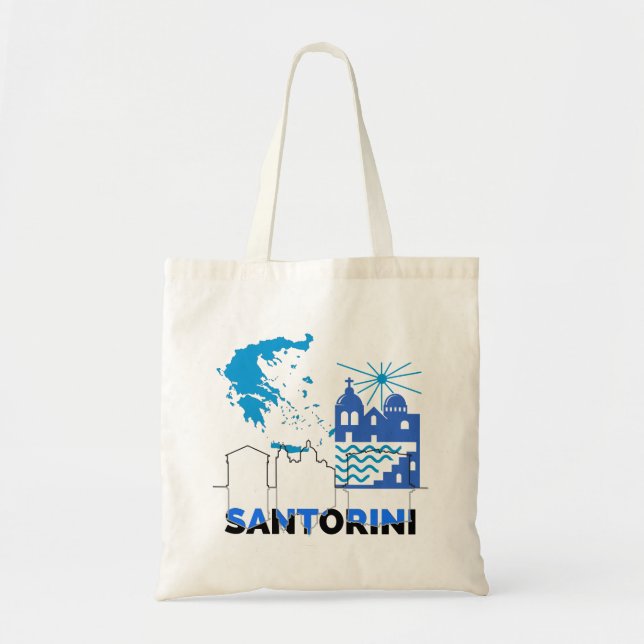 Santorini Greece.b Tote Bag (Front)