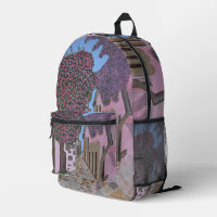 Santorini, Greece backpack